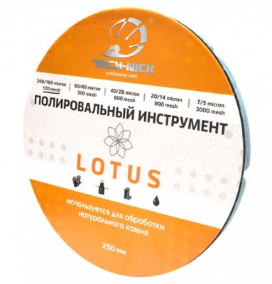фат резина (полировальный инструмент) д.250*20мм №600 (40/28) tech-nick lotus